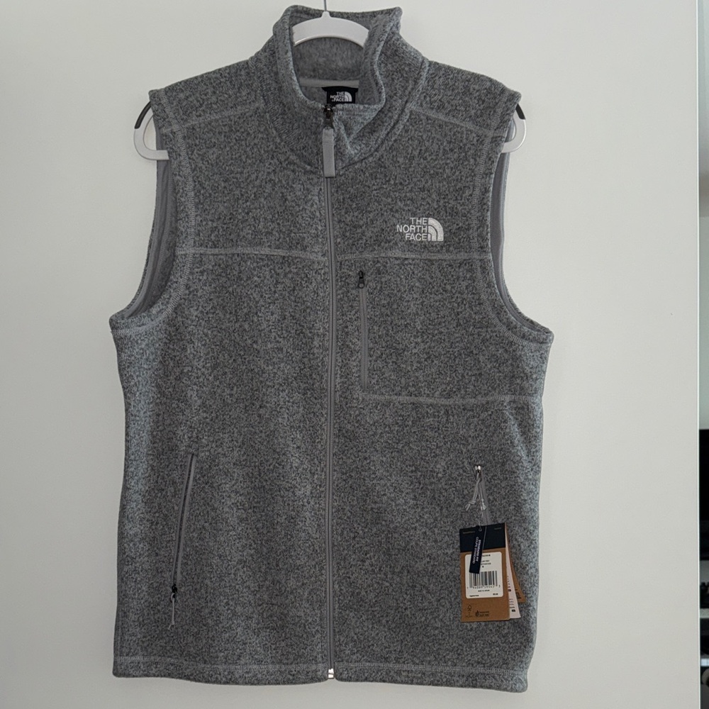 Men’s North Face Charcoal Fleece Vest